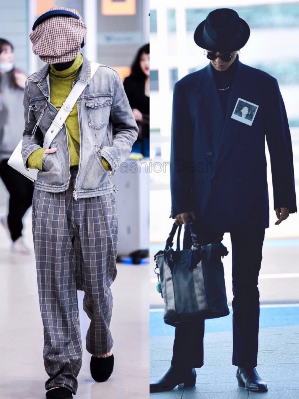 宋旻浩机场街拍合辑,会穿的麻浦小伙!
