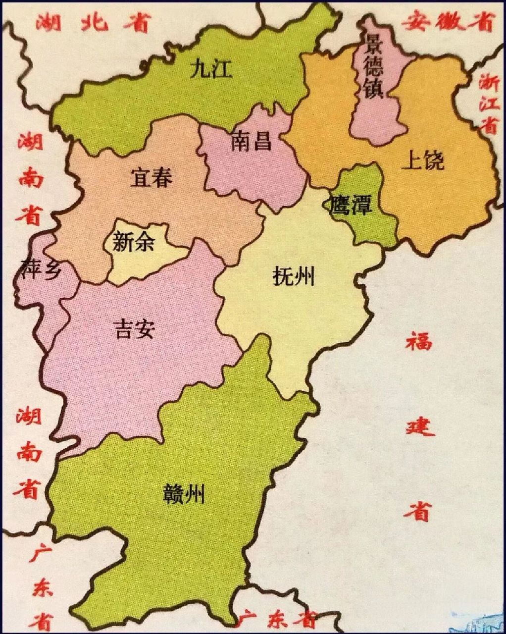 江西2020行政区划调整图片