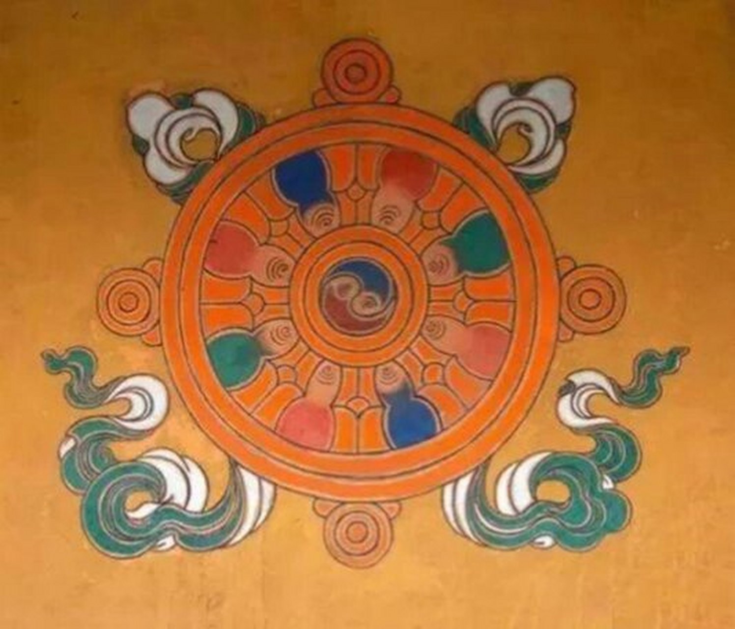 佛教的宝物|八吉祥纹样94 八吉祥也称佛八宝,最早在佛教中广泛运用