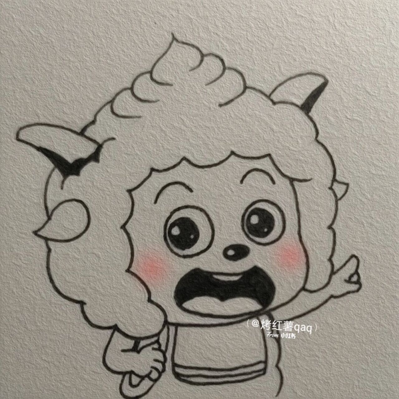 简笔画教程# #简笔画# #懒羊