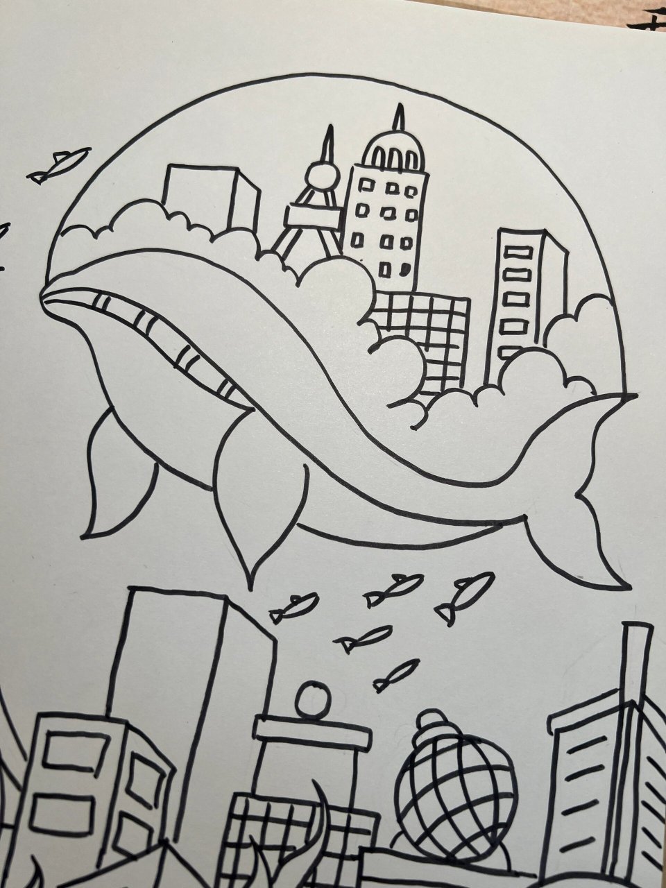 科学幻想画 科幻主题绘画 科幻儿童画