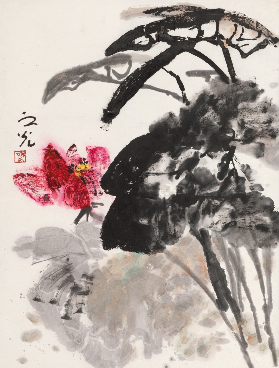 画家谢之光花鸟画