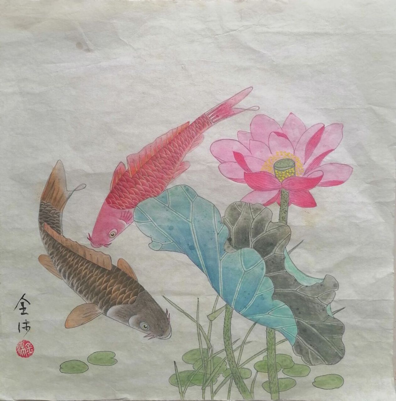 画画的日常—学画工笔画 工笔画又称细笔画,需要用精谨细腻的笔法来