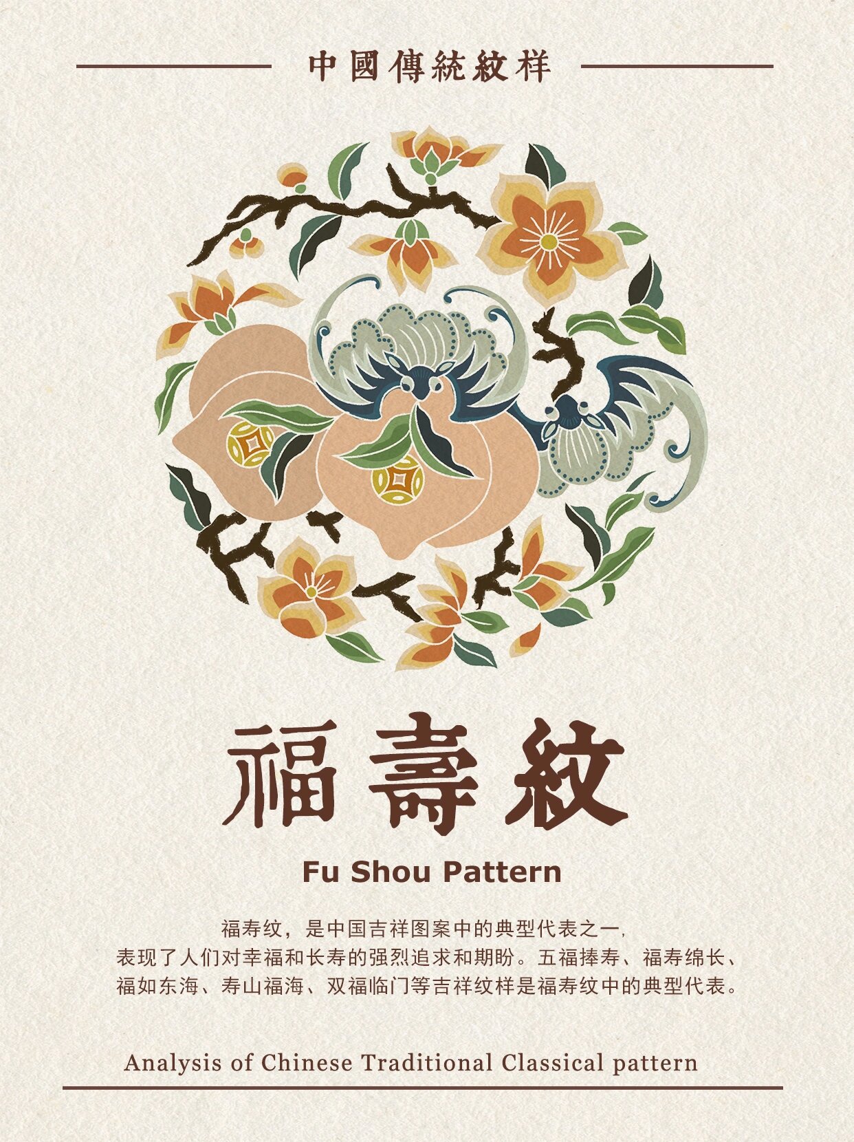 中国传统纹样·福寿纹