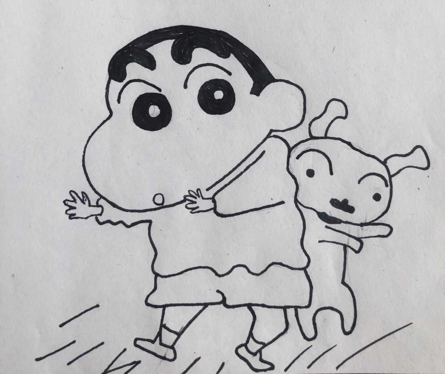 卡通人物简笔画 可可爱爱的你们