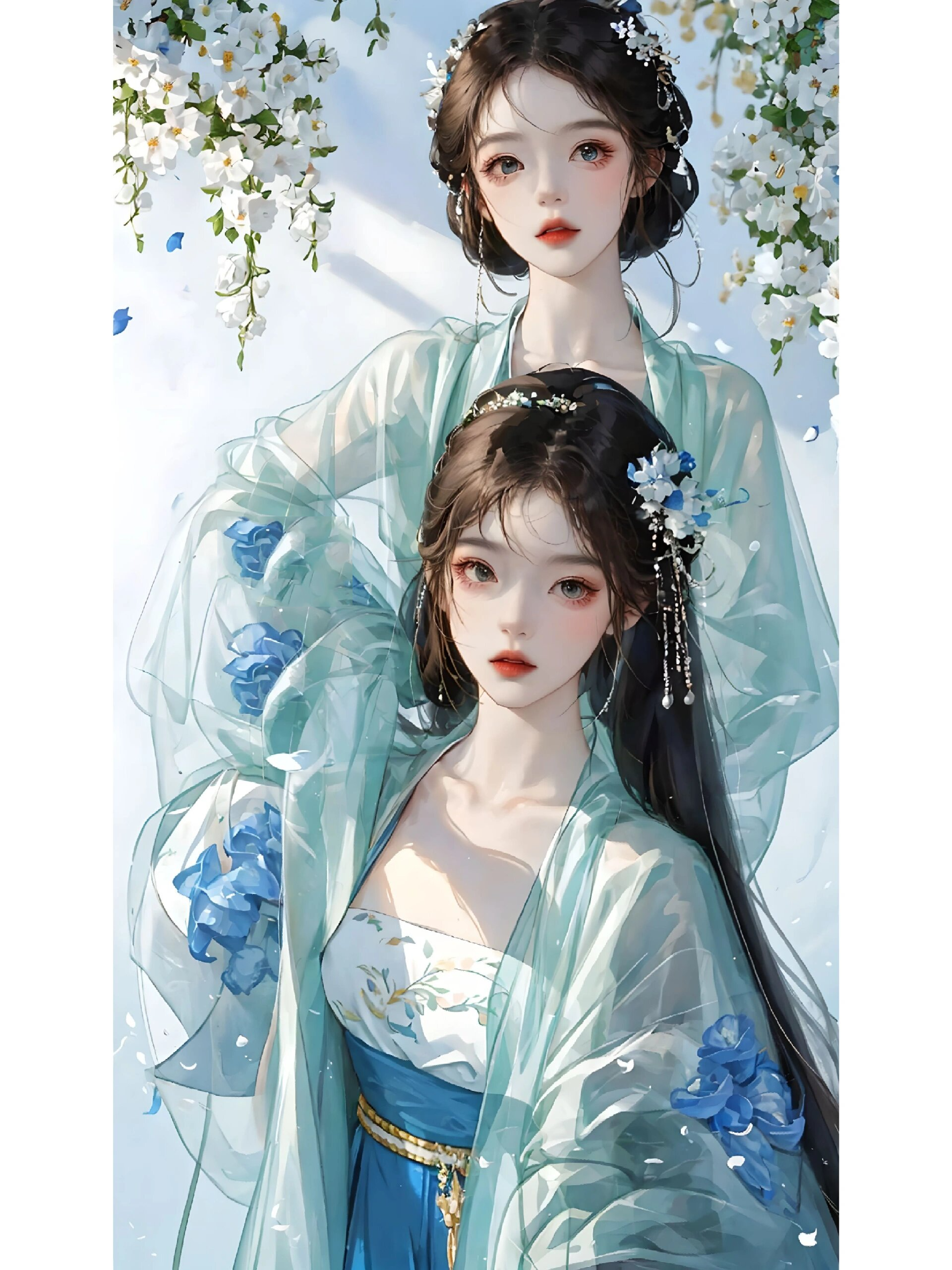古风|汉服17 闺蜜姐妹系列3 壁纸头像背景图