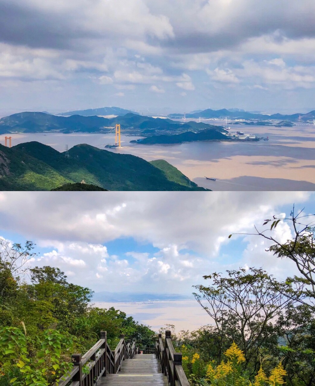 90金塘岛是舟山群岛中的第四大岛,与舟山本岛仅一水之隔.