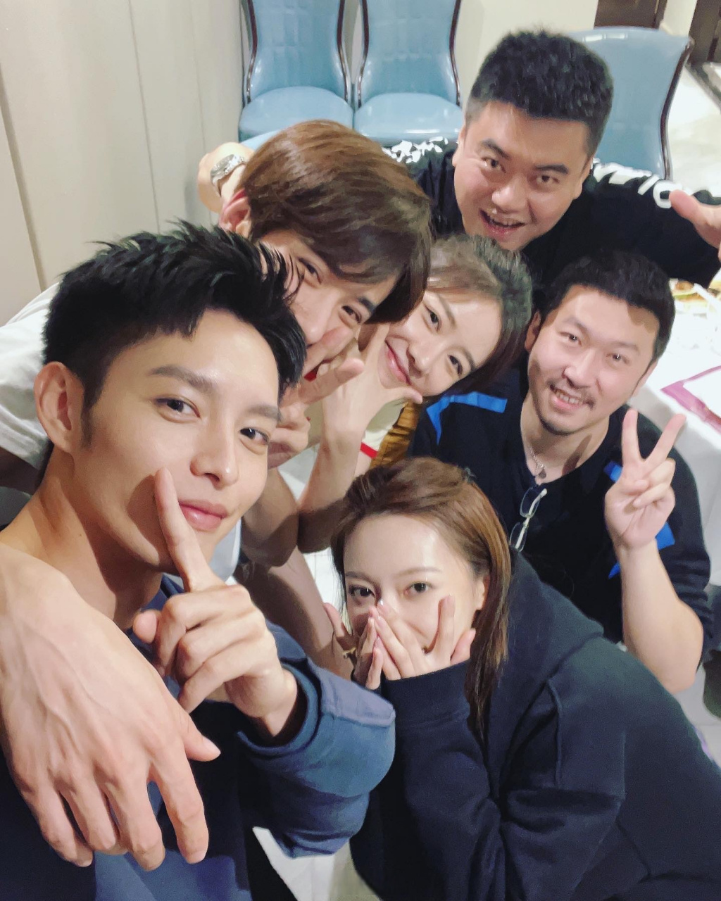 终于合体成功了导演明焱@曹佑宁@吴昊泽@马昕墨leslie