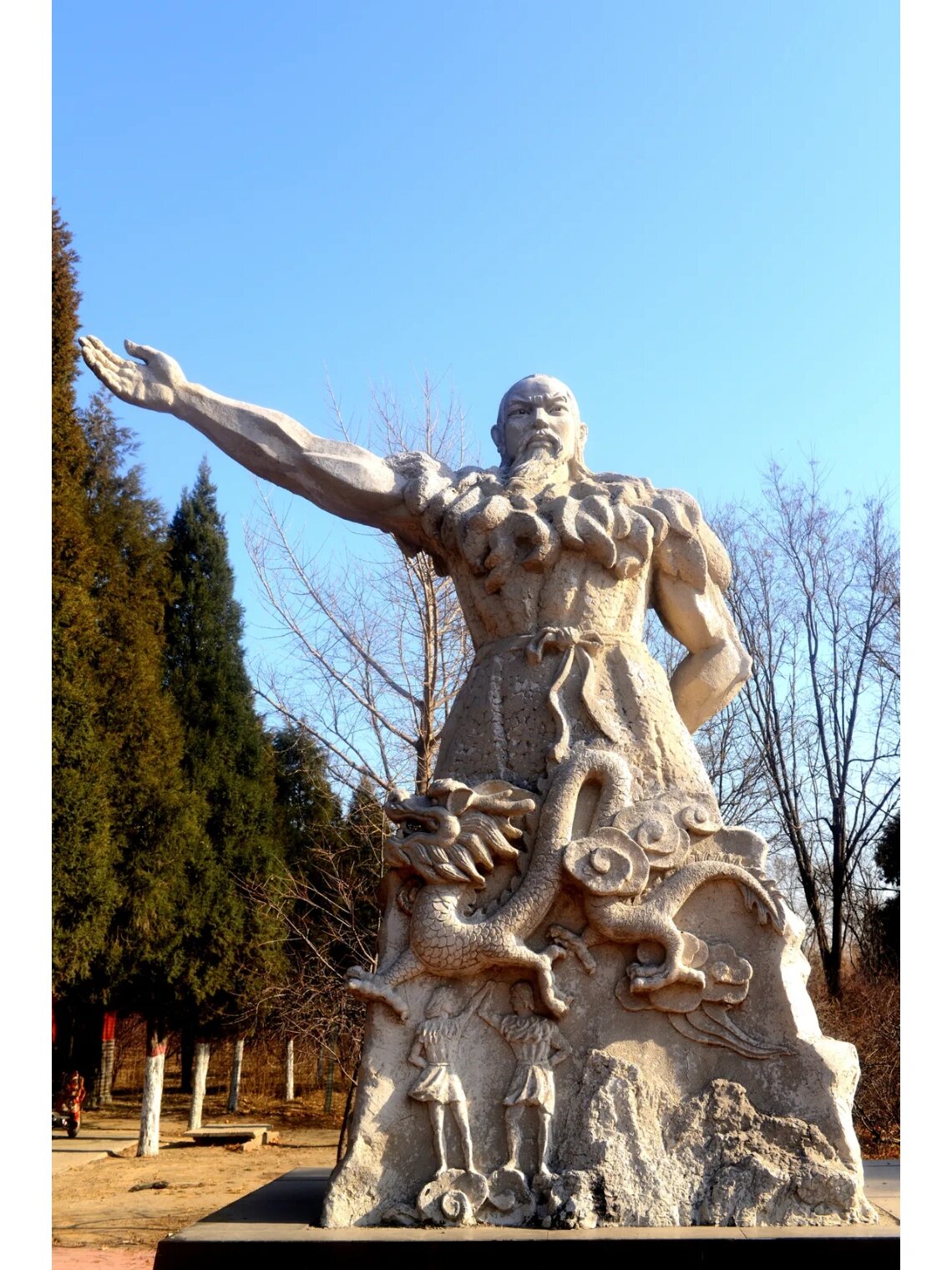 河北新乐伏羲台伏羲文化园 伏羲台位于河北省新乐市区北郊2公里处的何