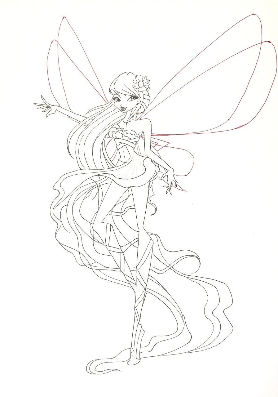 每天为宝贝画个仙子—《魔法俏佳人》妙莎 《魔法俏佳人》韵律仙子