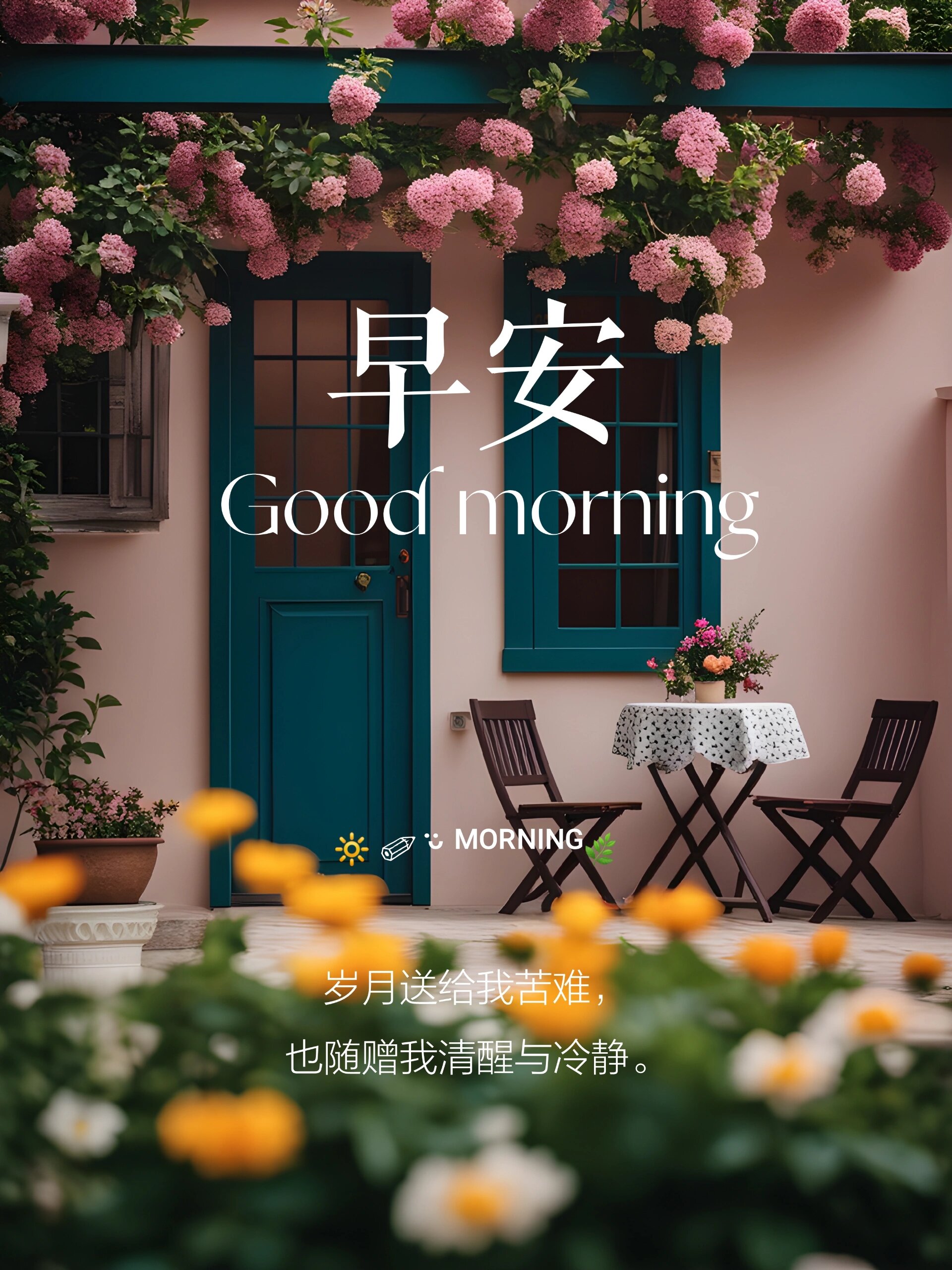 美好的一天开始了!正能量励志图片