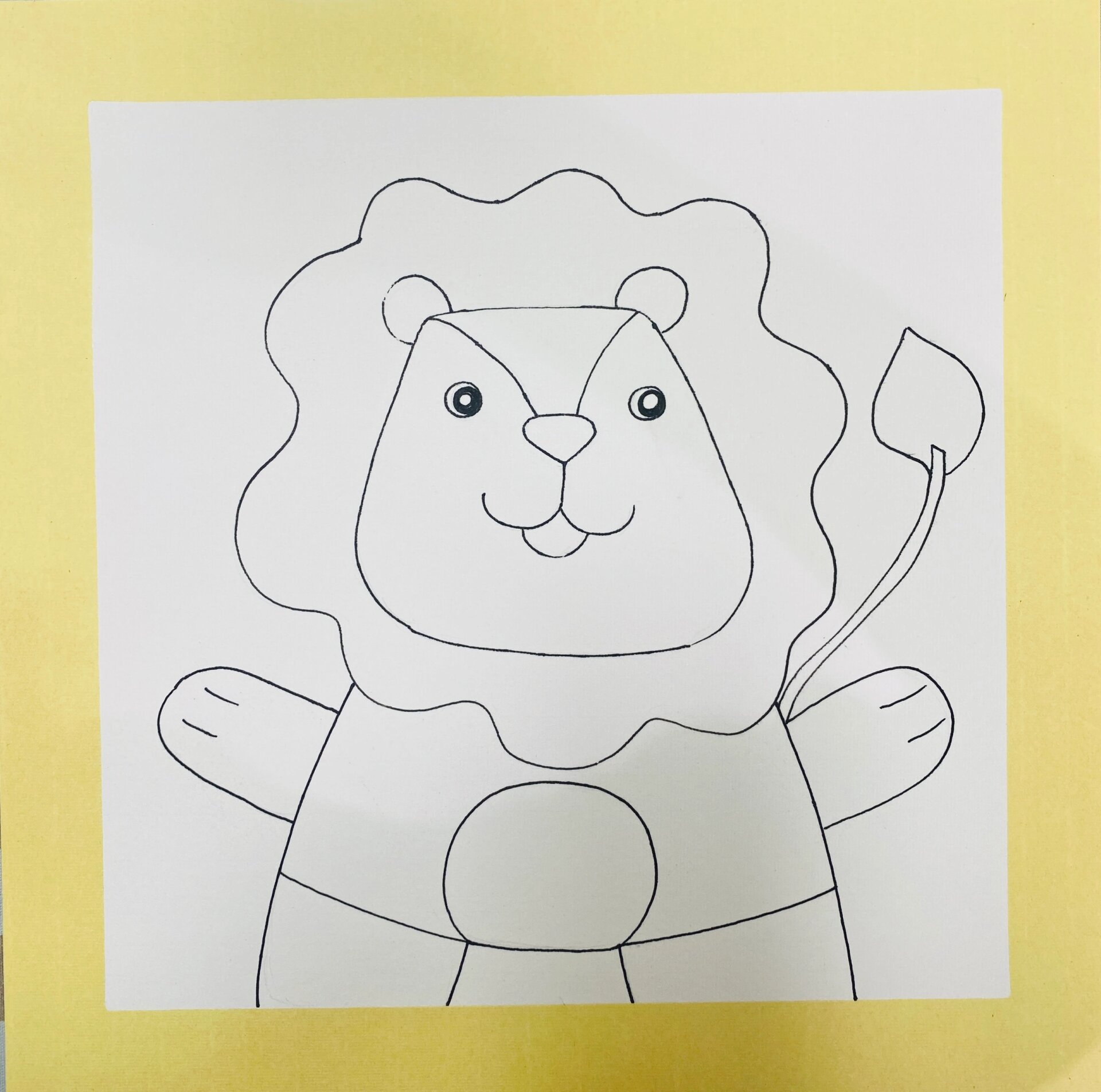 创意美术|《狮子》