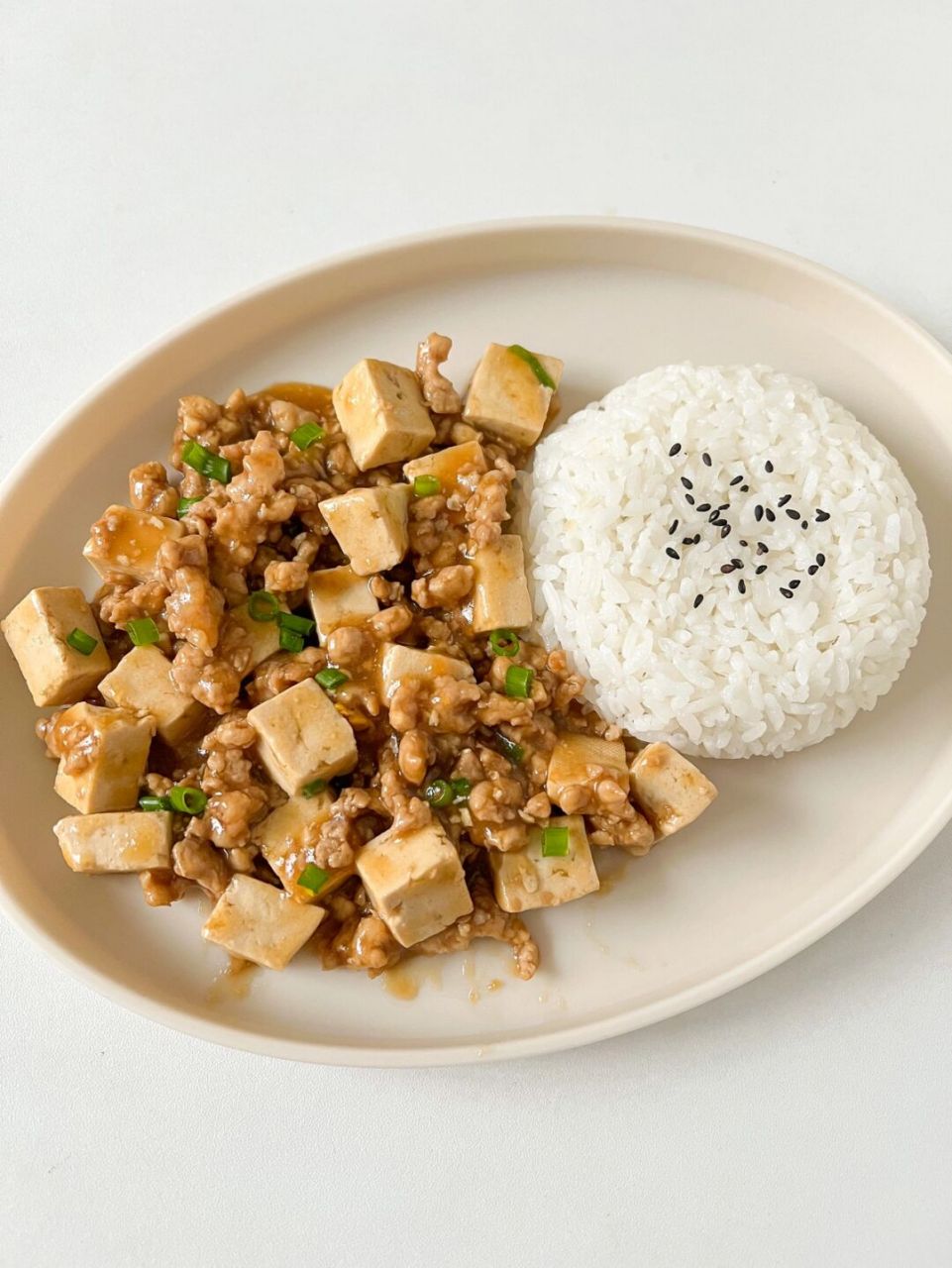 今天来分享一道超快手的下饭菜,肉末豆腐 肉香浓郁,豆腐软嫩入味,一碗