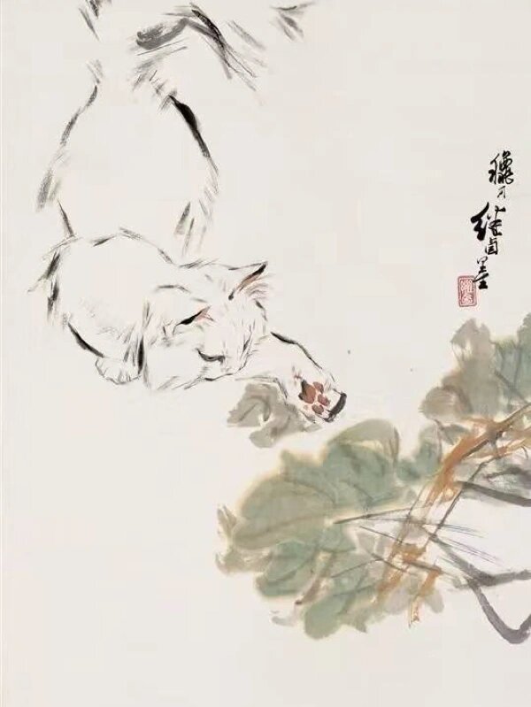 四大名家笔下的猫—刘继卣[yǒu]的猫 猫是非常有灵性的动物,不仅拥有