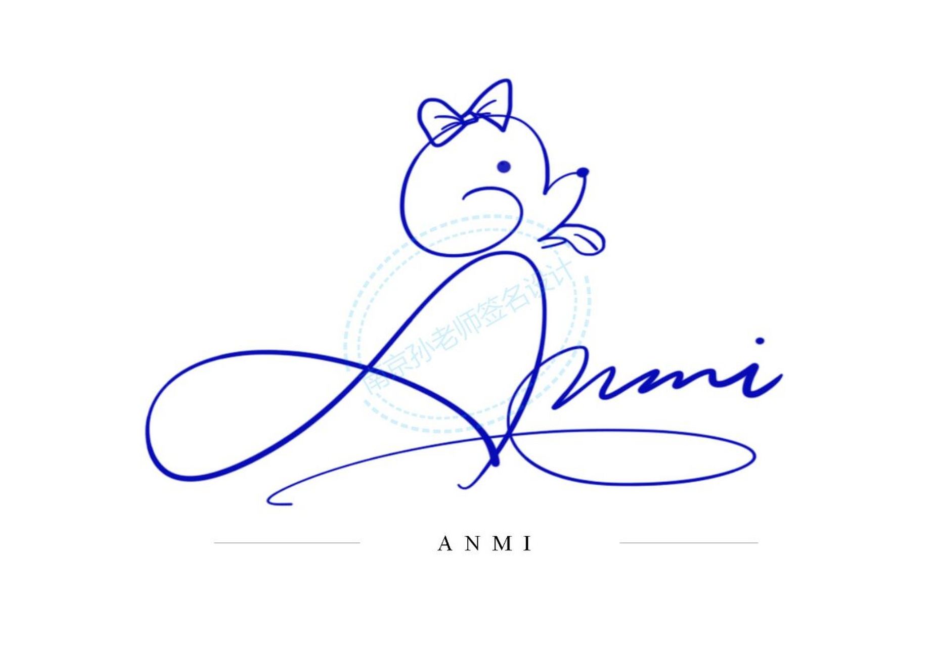 好看漂亮卡通签名女生喜欢的个性签名推荐 以上英文卡通签名设计,都是