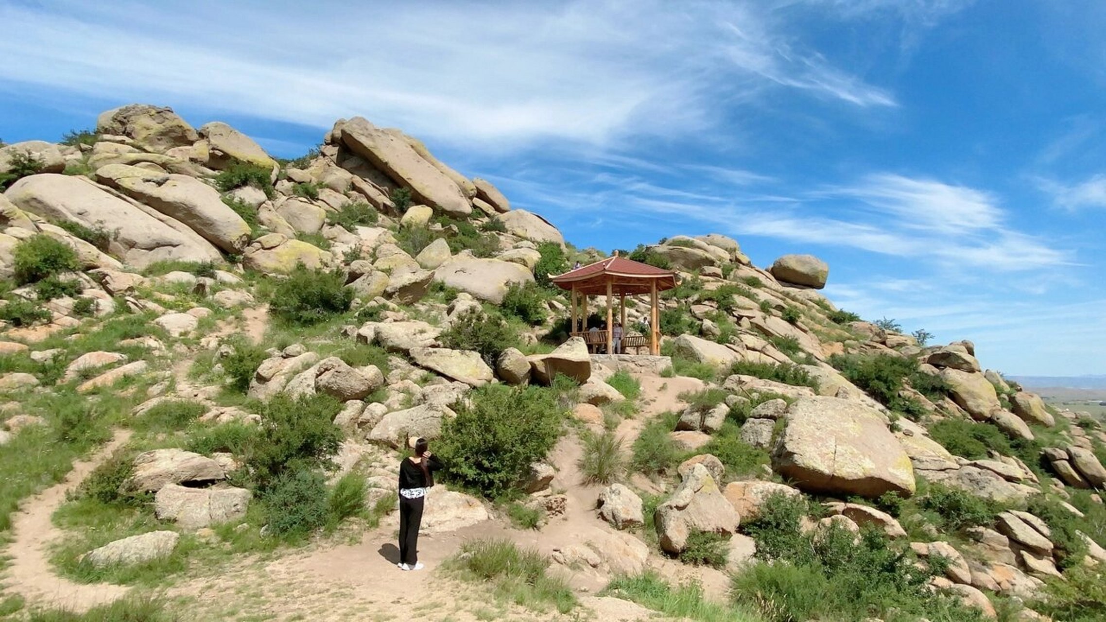 大仙山(天然石林) 包头固阳大仙山,花岗岩石林 奇特壮观,值得一看,不