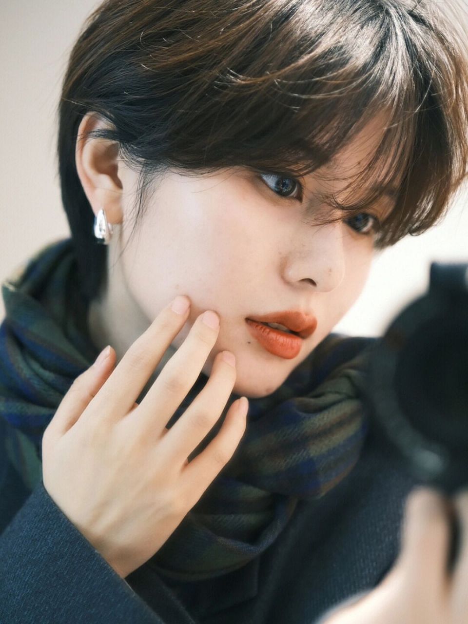 随意打理都好看的心动短发 女生都心动的短发 齐肩挂耳短发韩系温柔风