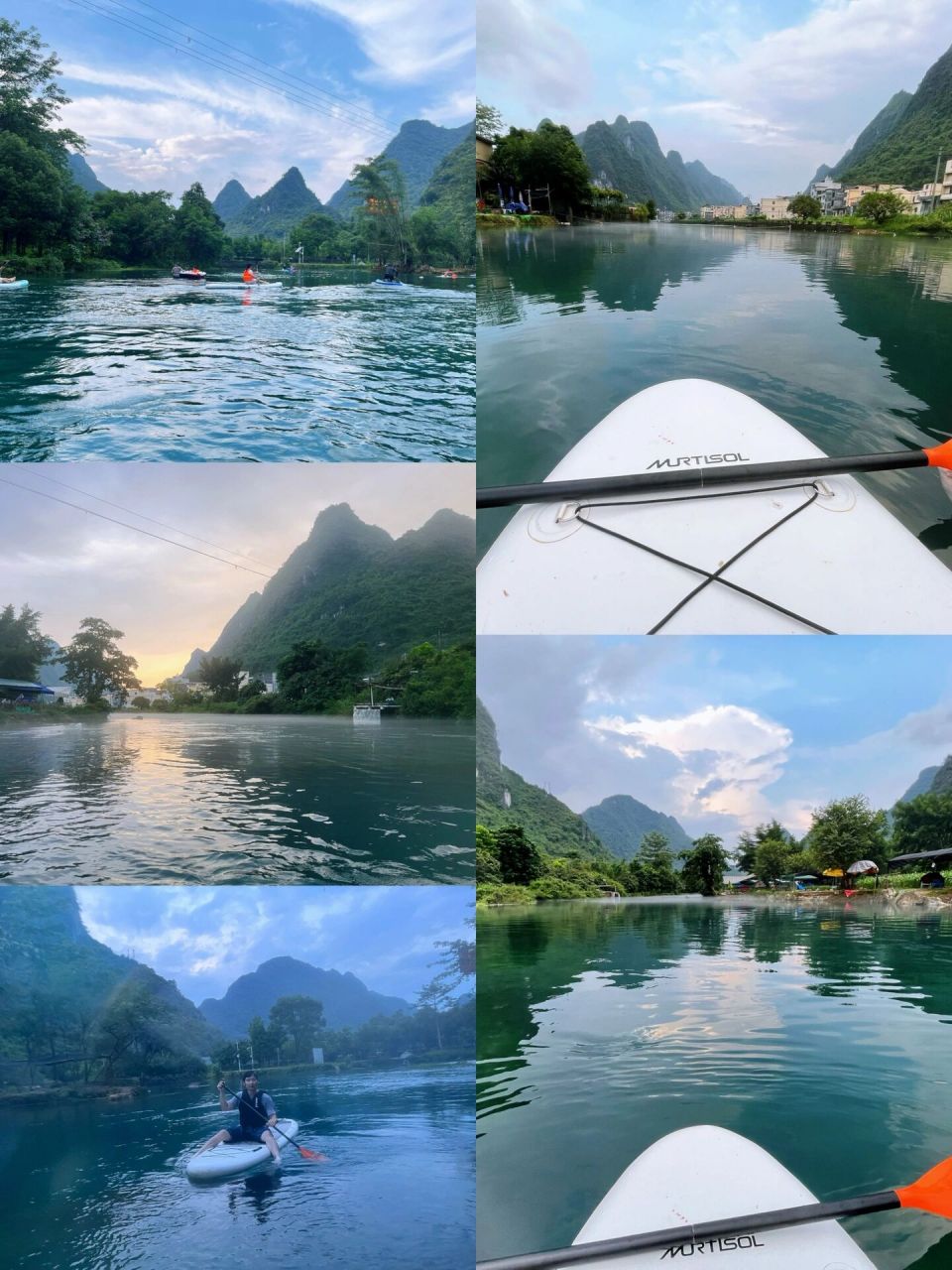 南宁周边游:都安一日行之九顿天窗与桨板 都安玩水一日游的第二站,九