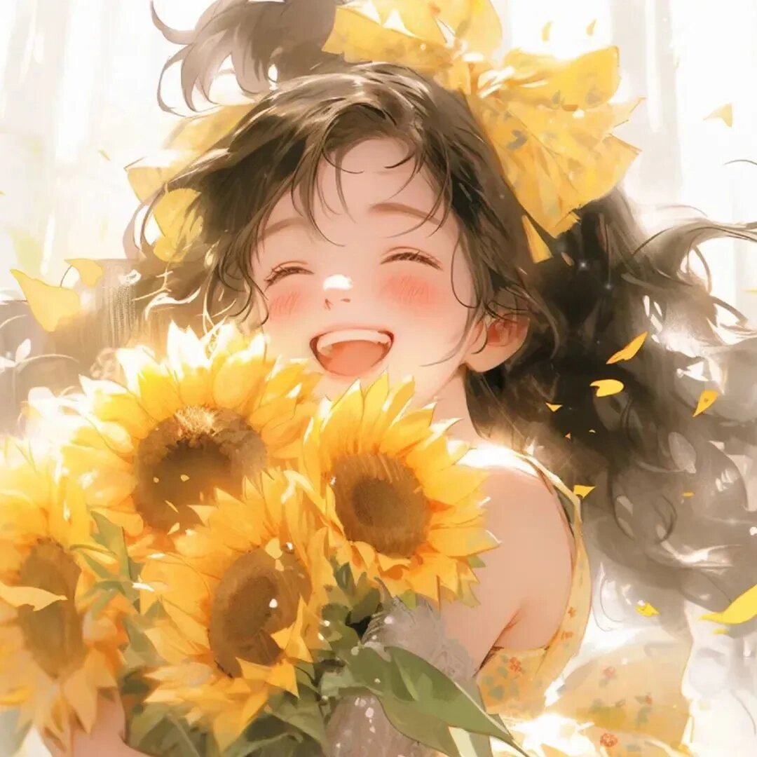 his好看的捧花头像丨微信头像