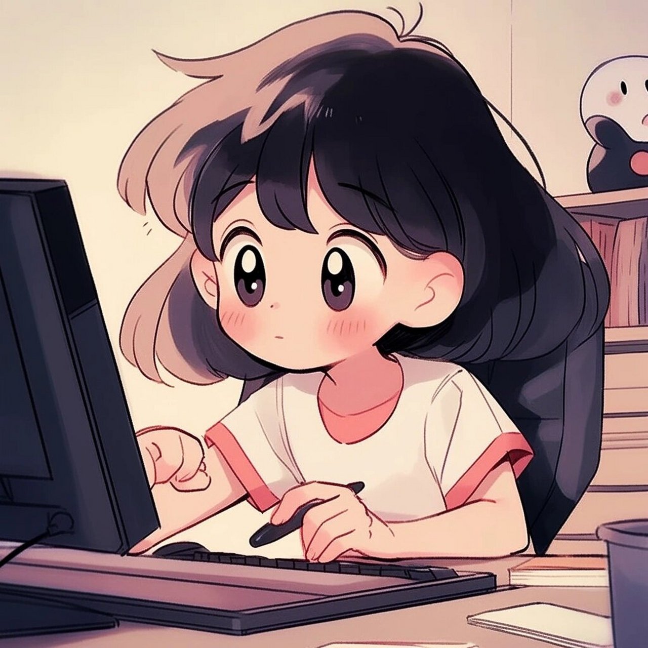 情侣头像丨一起努力工作,迎接未来!