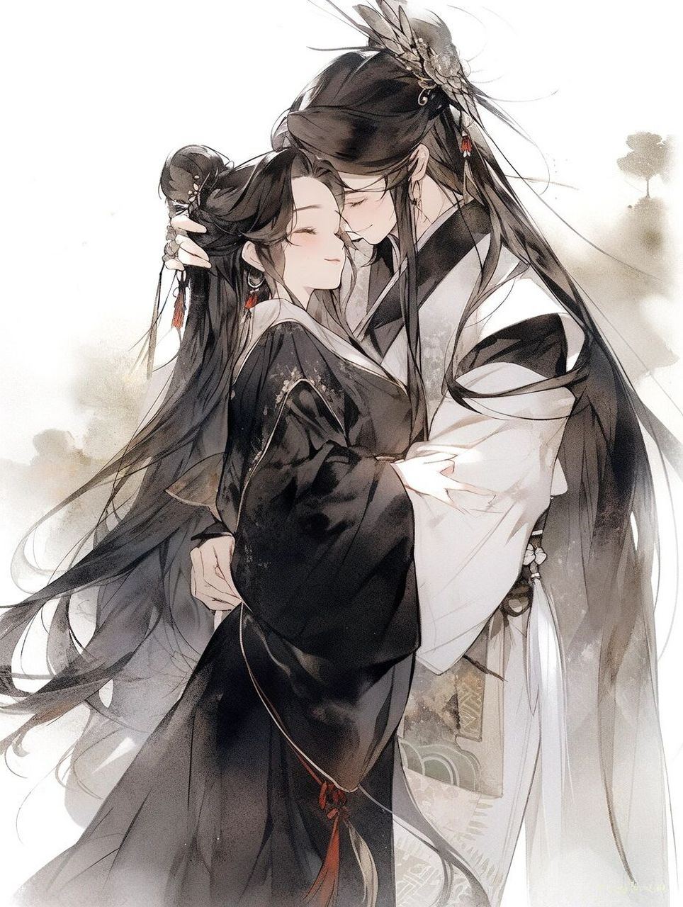 古风情侣头像 公主抱并不是princess hug,熊抱确实是bear hug