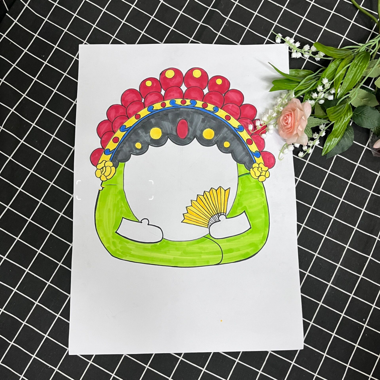 《粽子面具》创意美术 端午节 来一个不一样的粽子面具