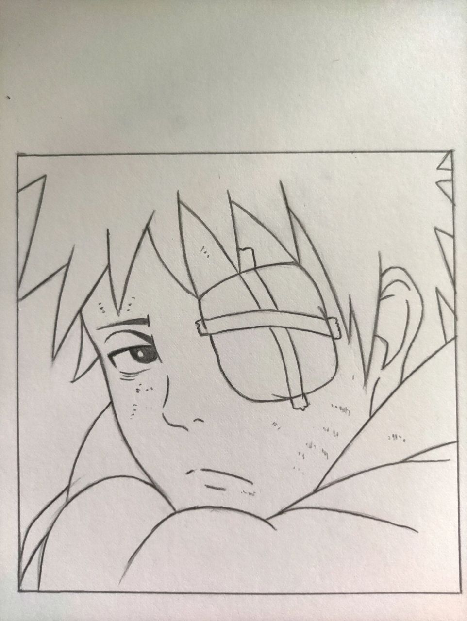 带土绘画过程