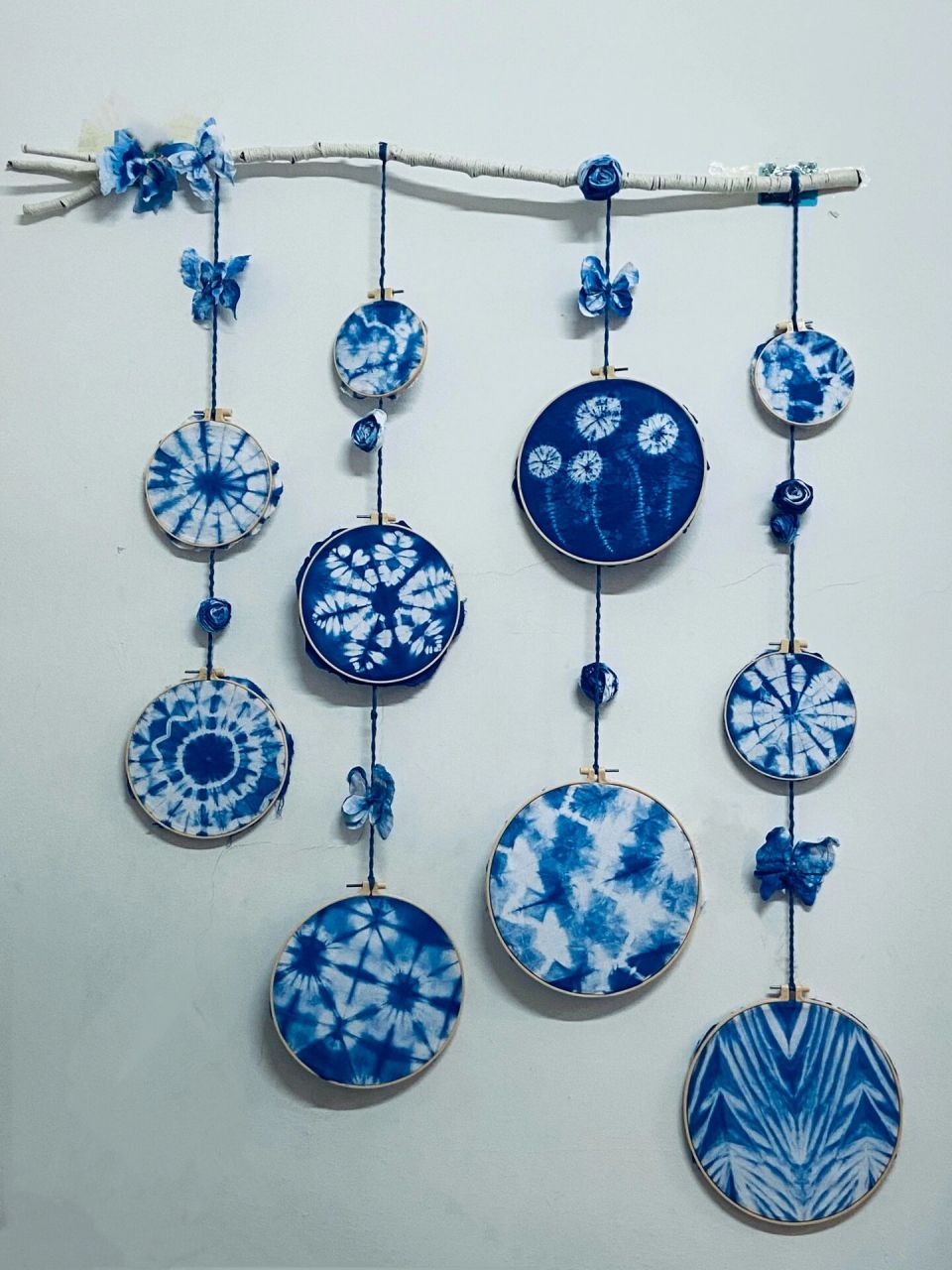 扎染作品     终于搞了好长时间的作品终于搞好了