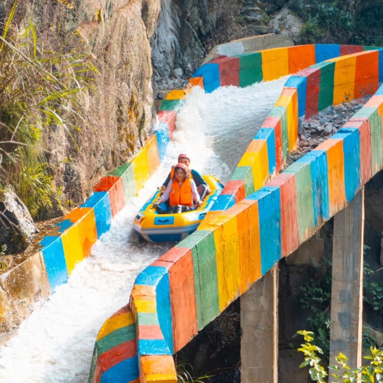 黄冈麻城天景山漂流7815夏天就是要玩水 天景山漂流 乘风破浪