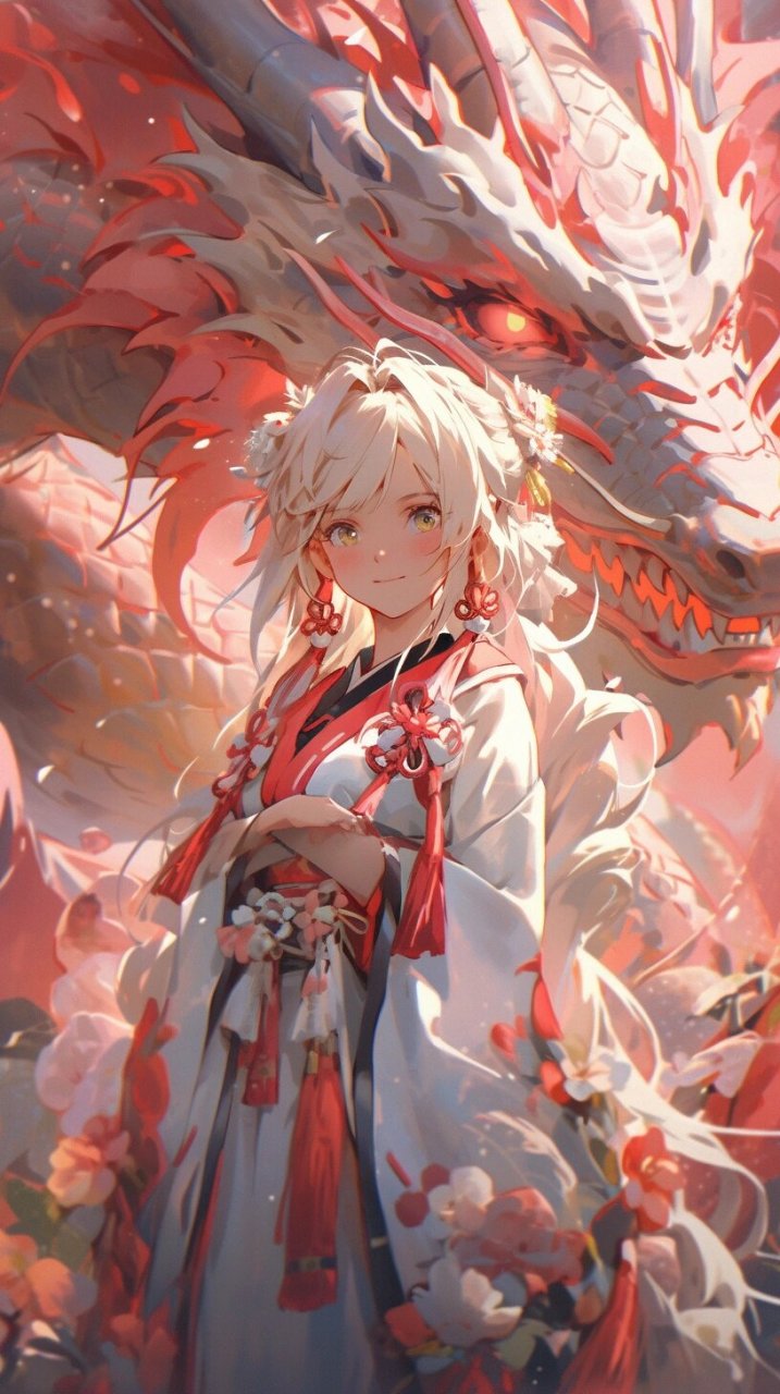 壁纸龙女二次元