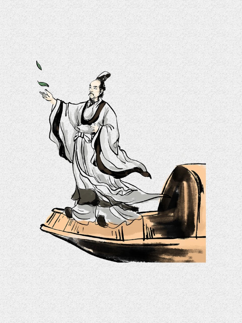 屈原,一个传奇的故事 哈喽宝子们,今天给大家分享一组屈原人物素材.