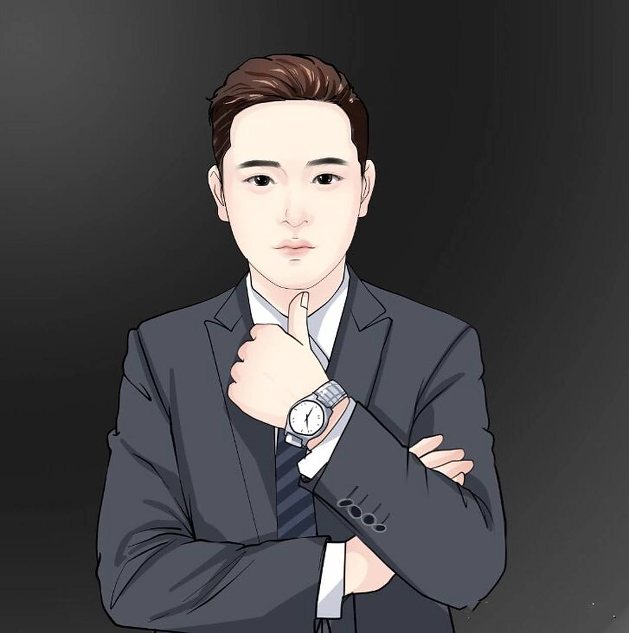 你的头像该换了,中年男士漫画头像大叔专用 更新这组卡通动漫人物头像