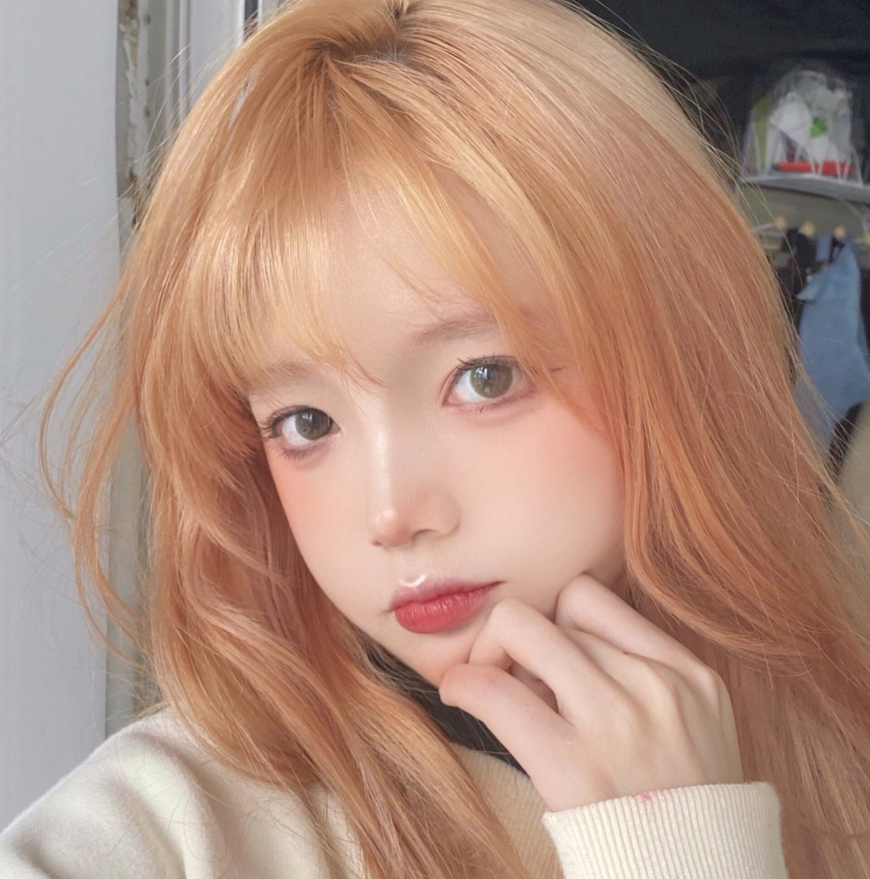 私藏高级/女生头像/可爱真人女头/甜美 如果你瞄准月亮 即使迷失 也是