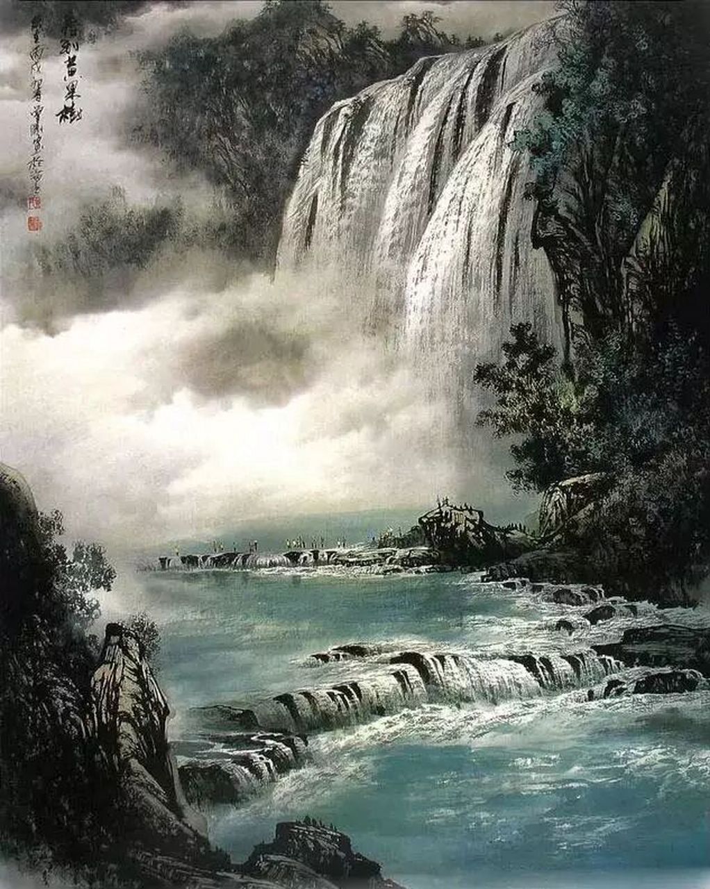 曾刚彩墨山水画选 中国画