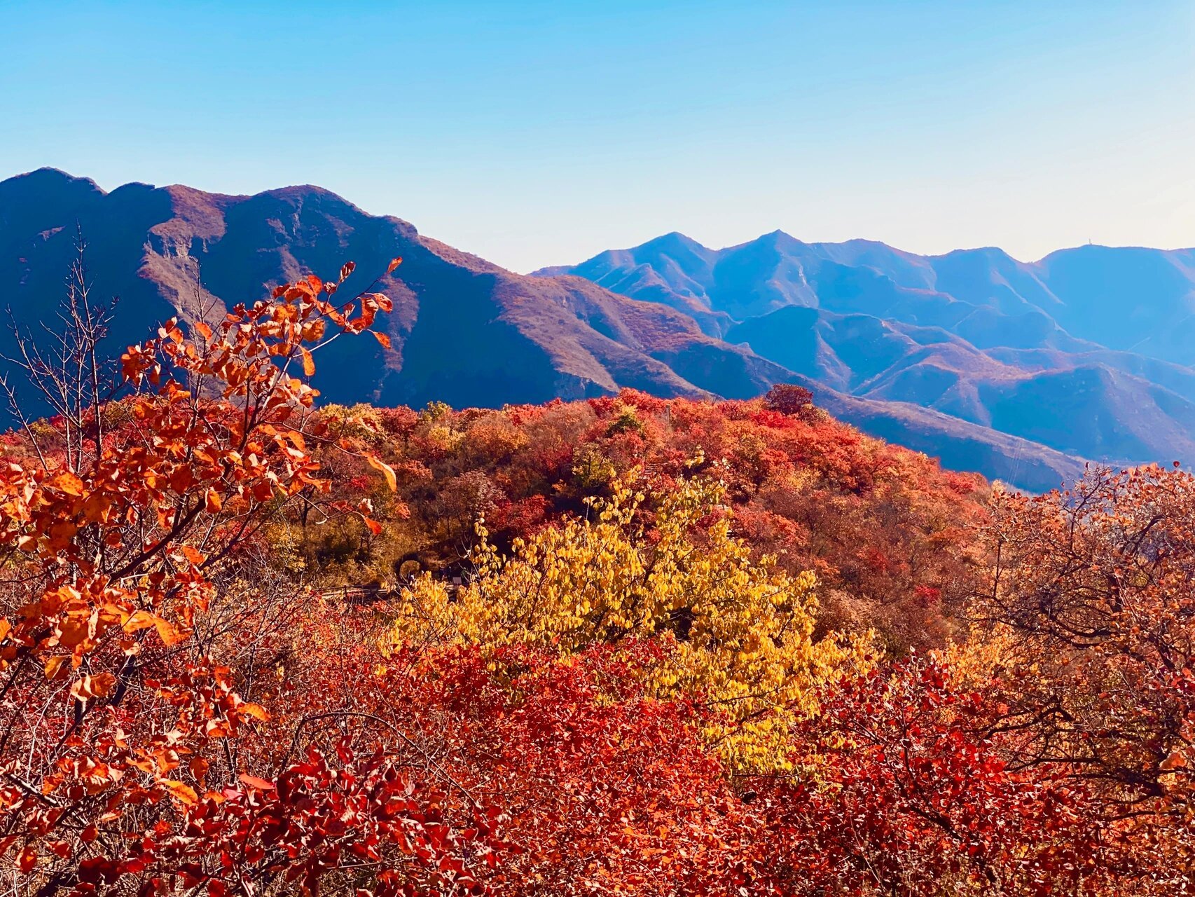 房山坡峰岭景区图片