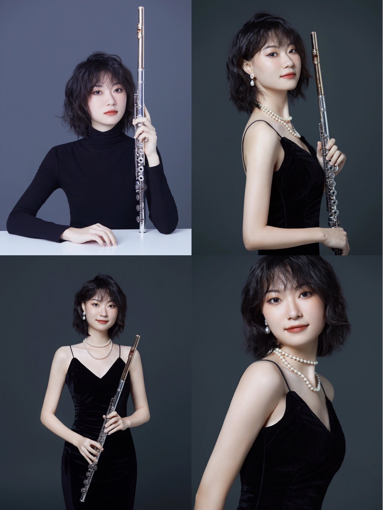 长笛女孩的气质形象照·20岁的魅力