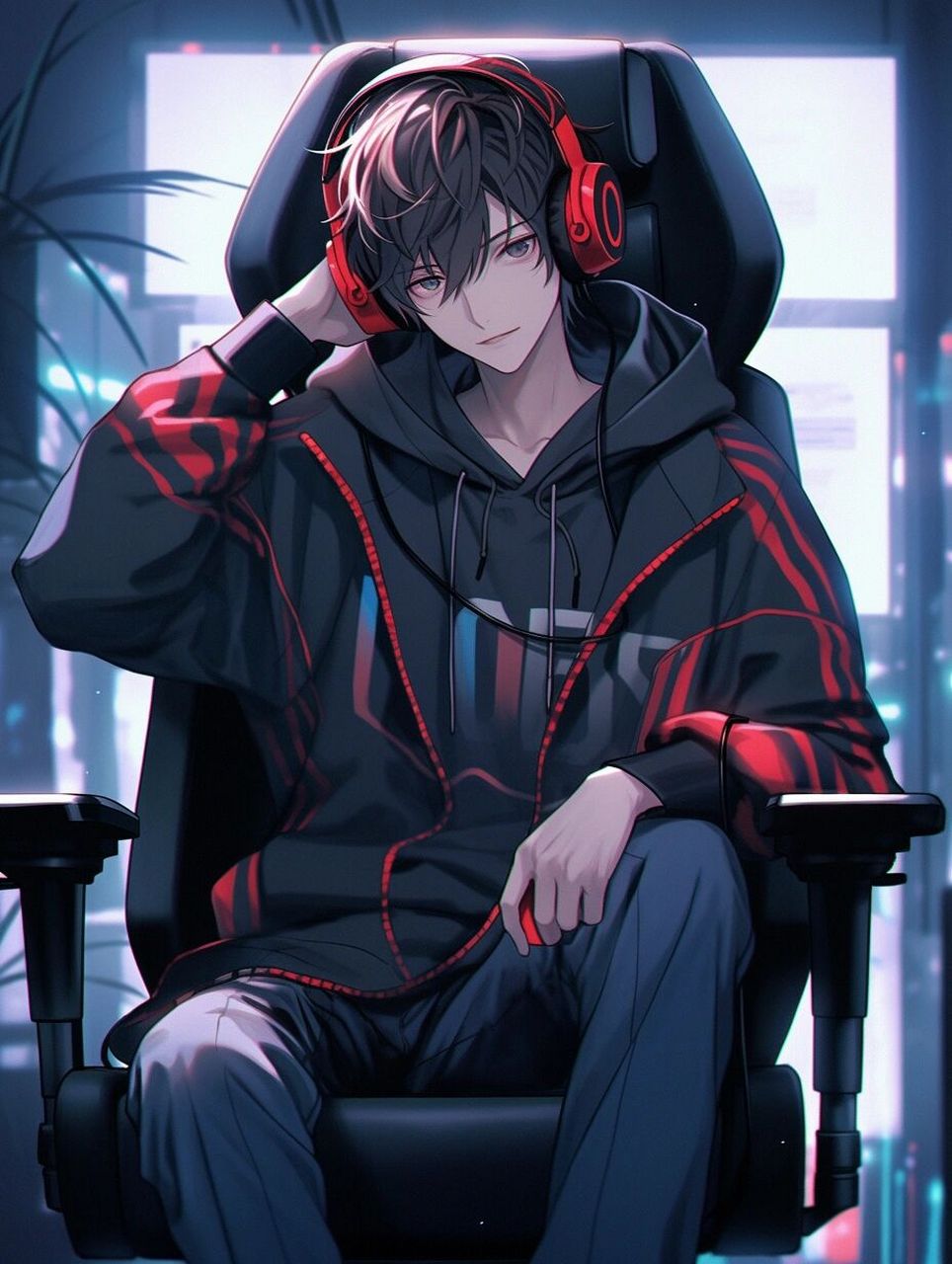 帅气电竞男孩头像,开黑兄弟头像 像不像《全职高手》里的叶修