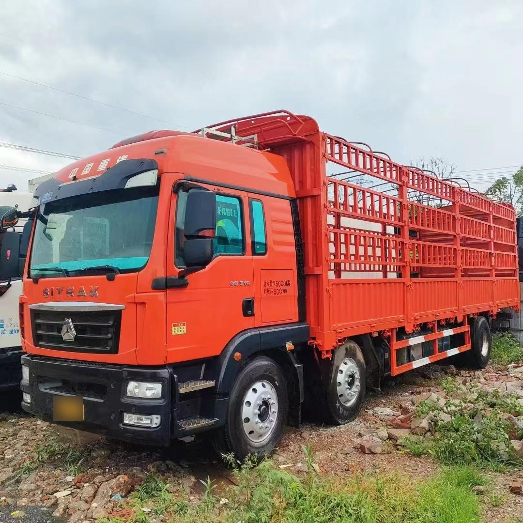 21-5月上牌,重汽汕德卡g5-310马力曼动力,9米6/62仓栅栏货车,车况精品