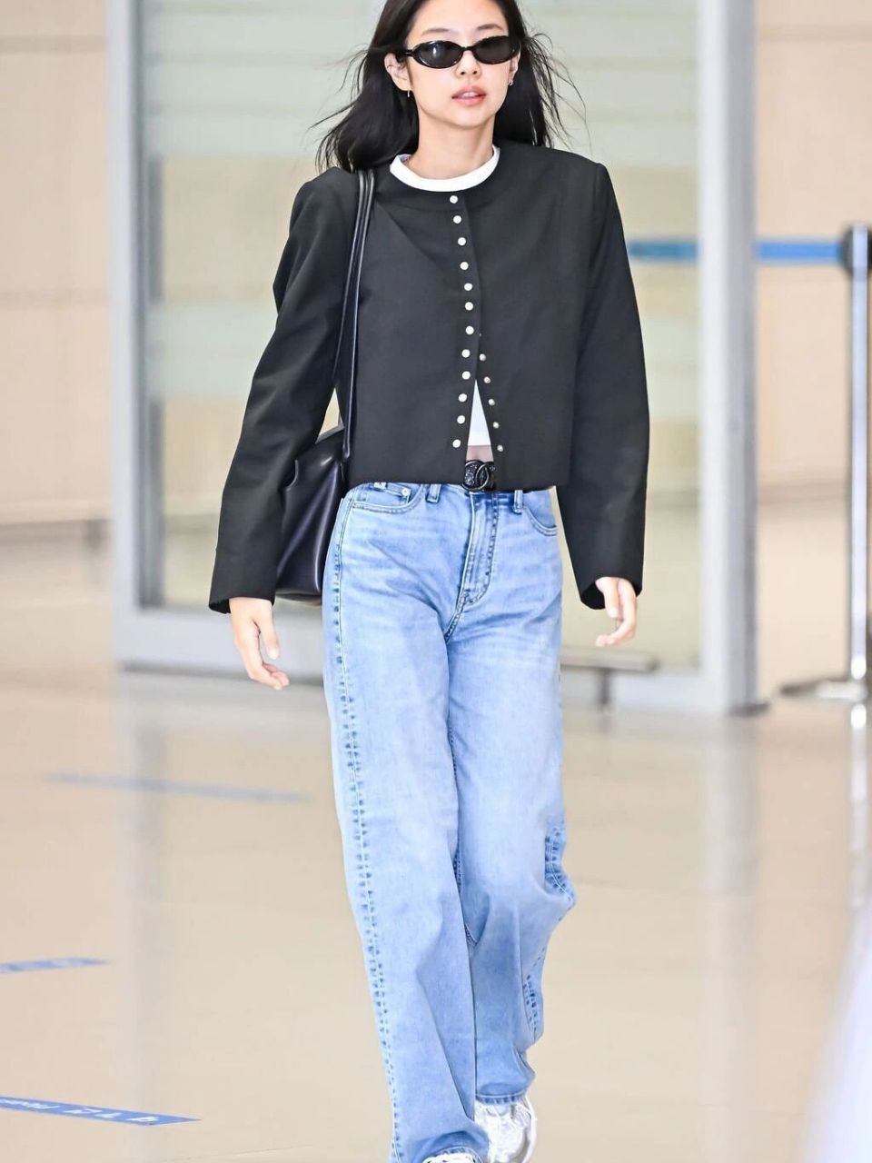 jennie# #跟着jennie学穿搭# #blackpink同款# #明星机场私服