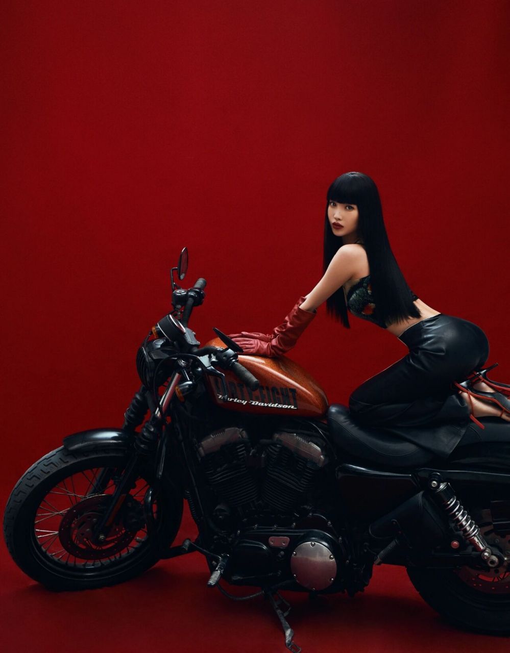 女骑写真 | 一定要拍这么潮酷的机车照7515 北京写真艺术照