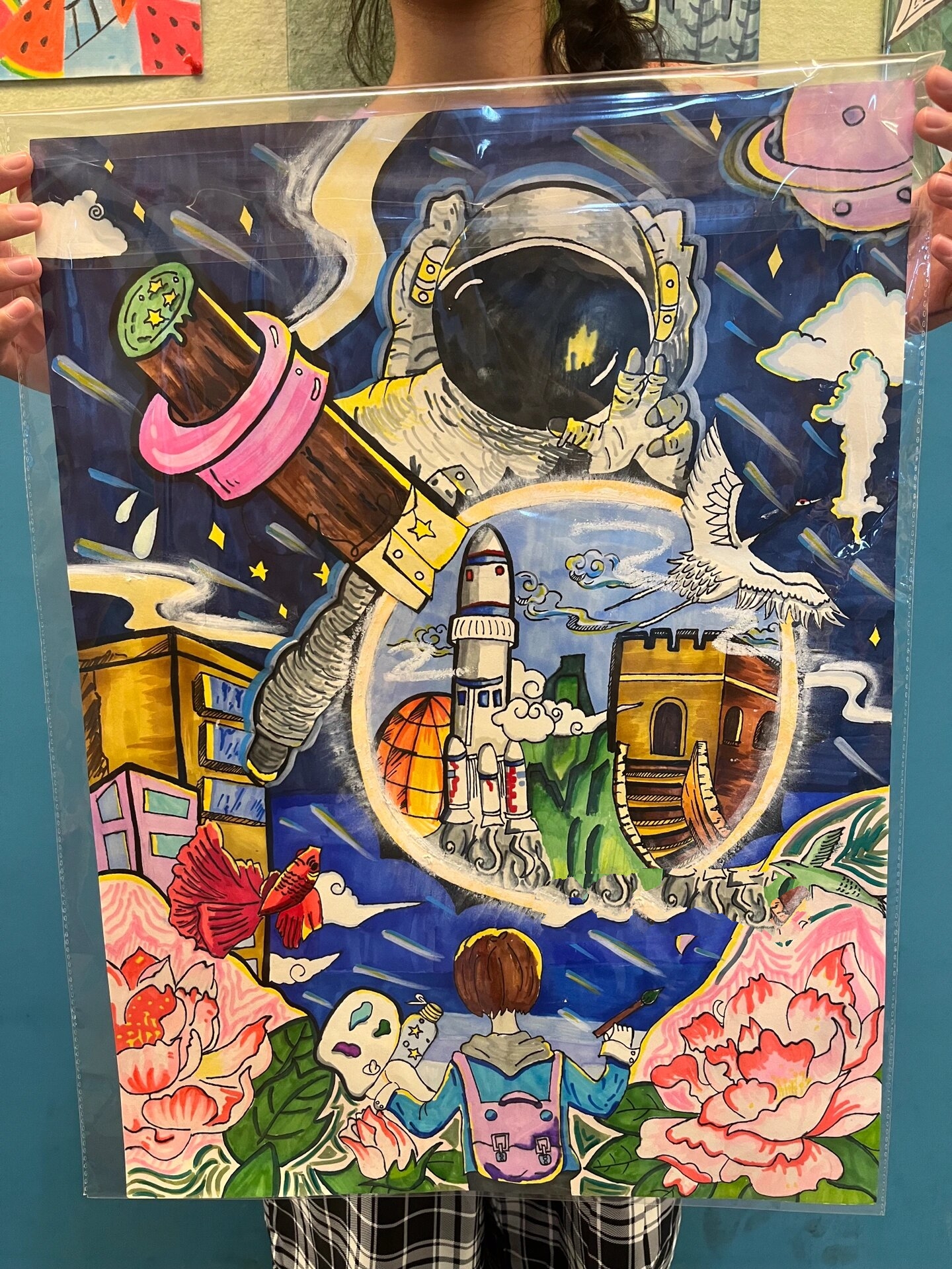 福州【超凡贝贝】|马克笔儿童画《畅想未来