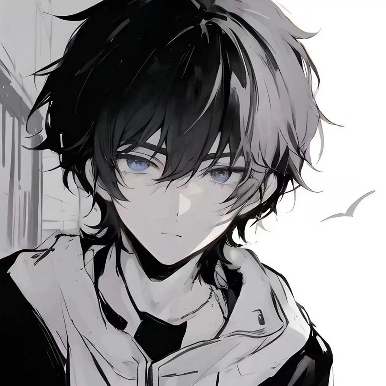 动漫男头30 冷酷的暗黑少年