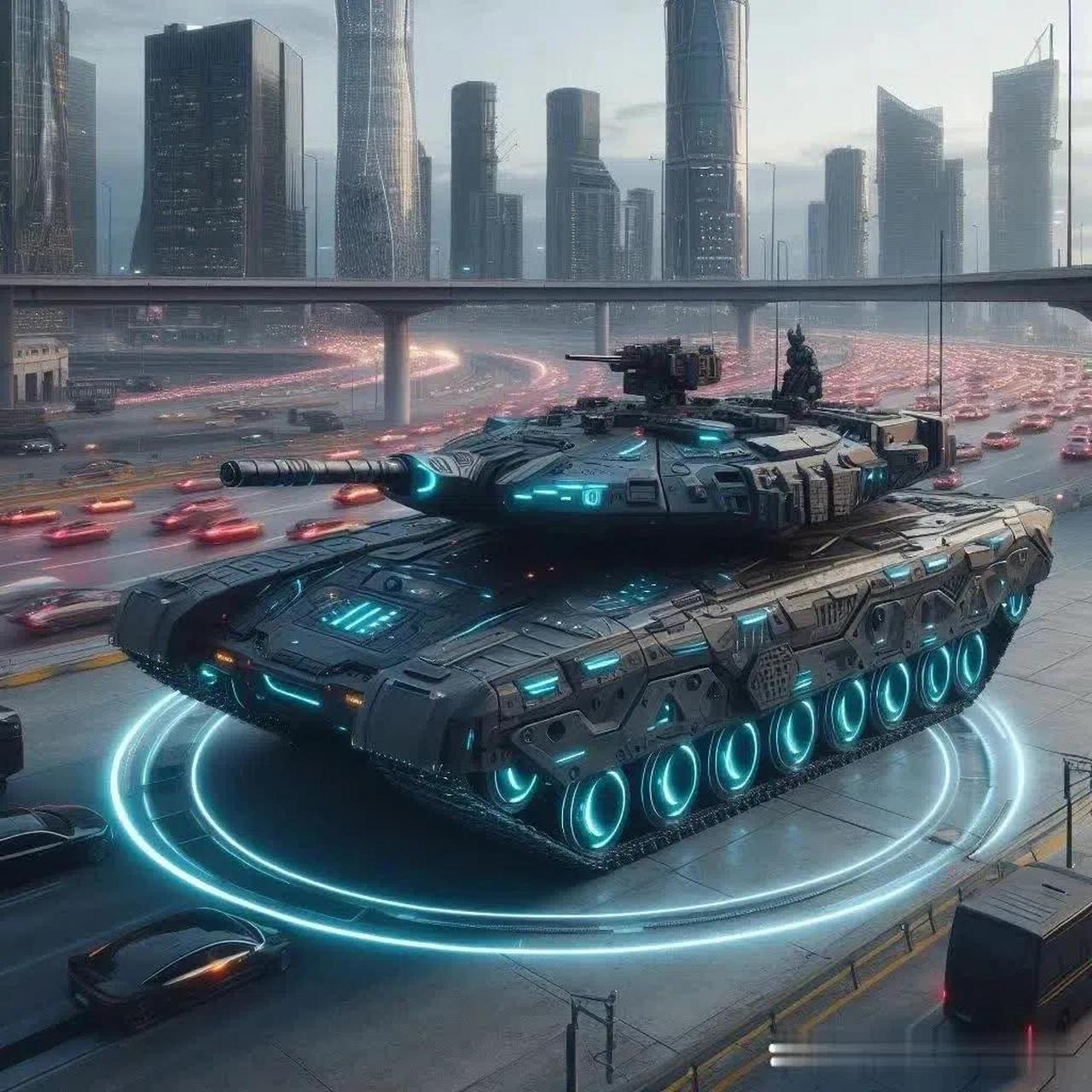 想必你会认为那些会发光的坦克很难被对方发现,不是吗?