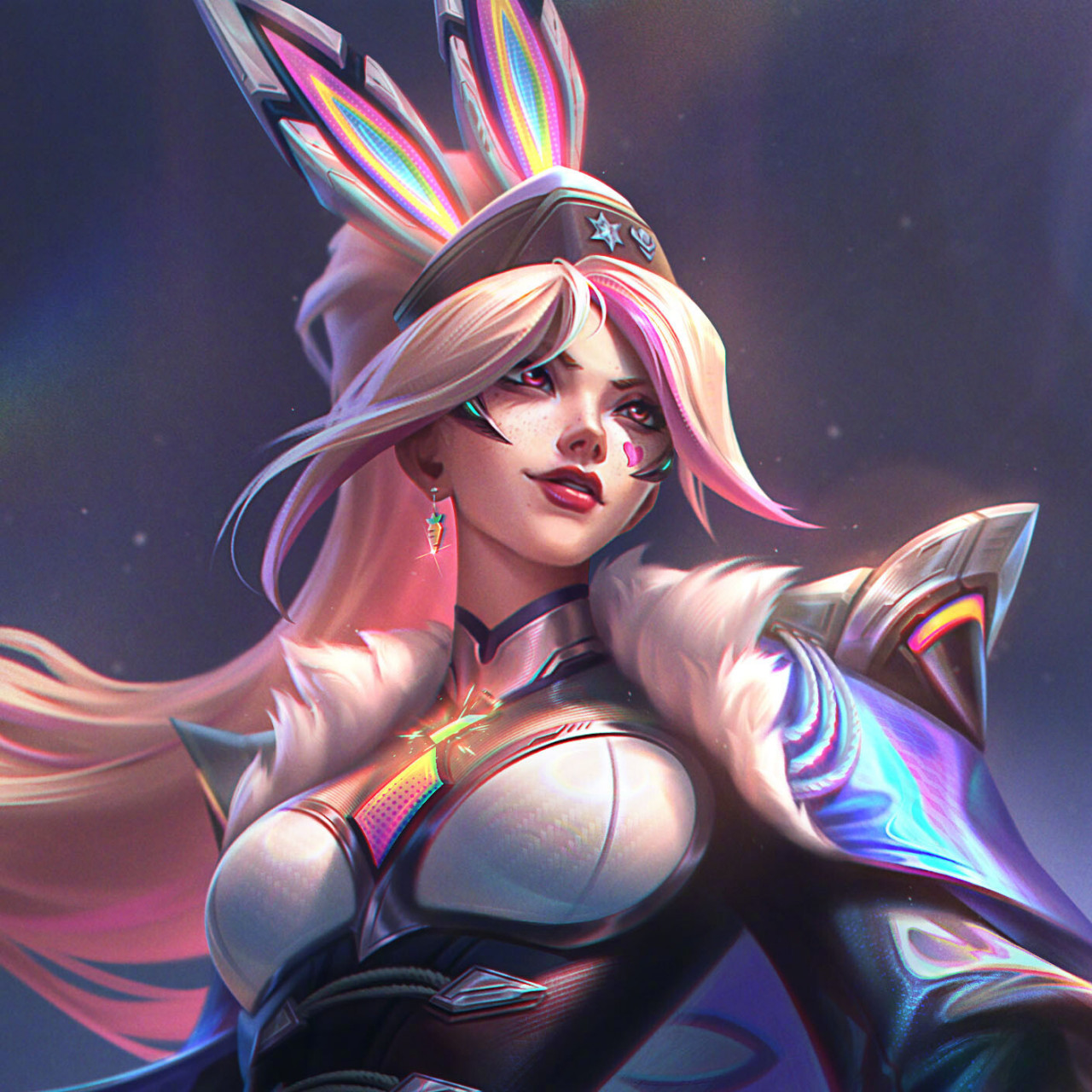 厄运小姐】的原画细节与设计方案可爱当作武器 🐰 双耳即是正义图1