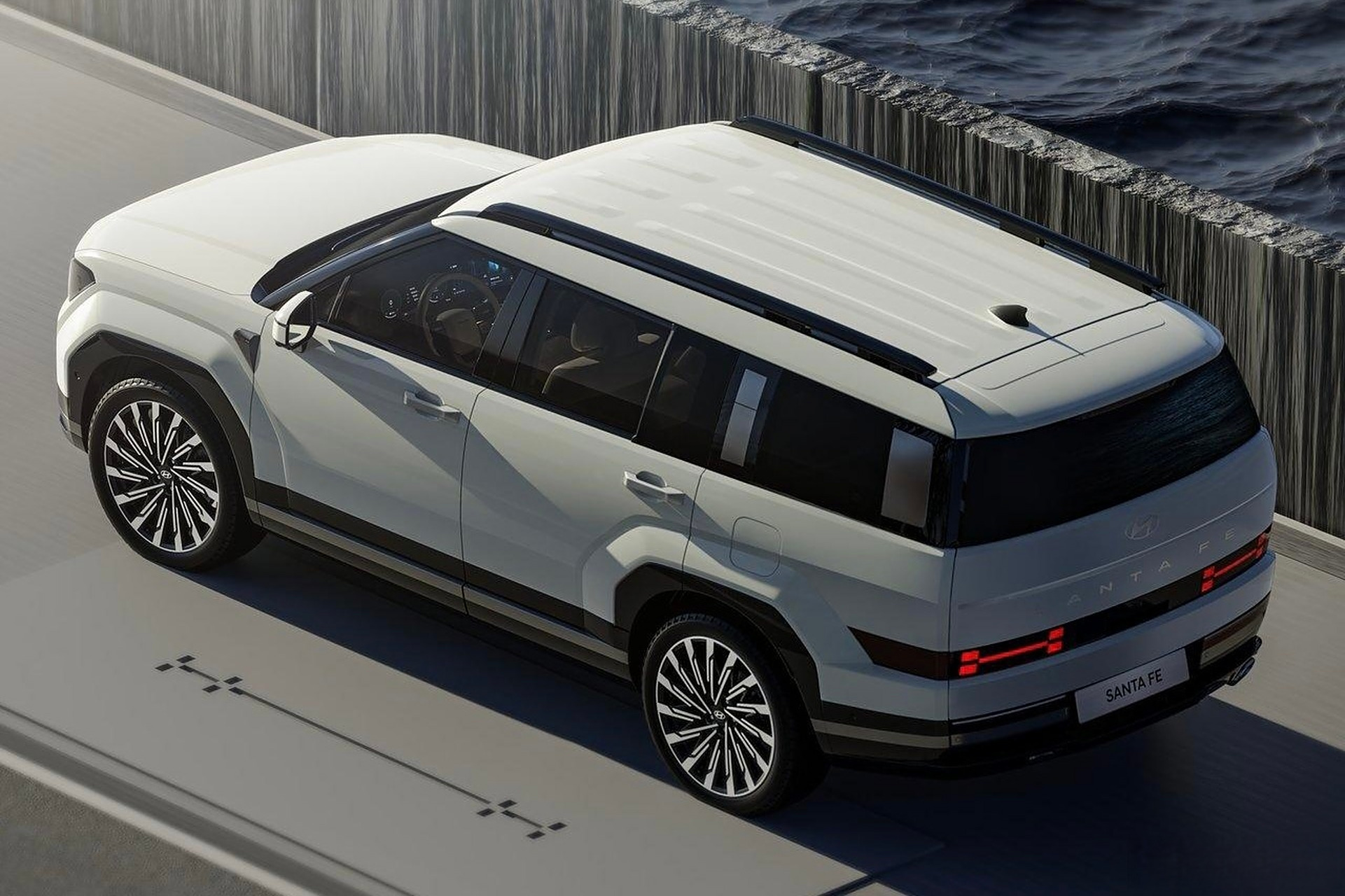 现代品牌官方正式发布旗下中型suv全新一代胜达官图,现代汽车全球设计