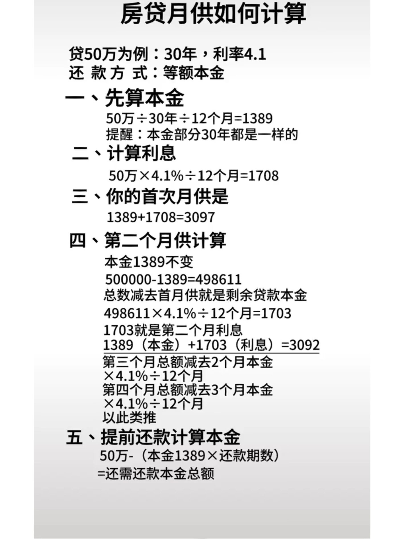 房贷月供如何计算?