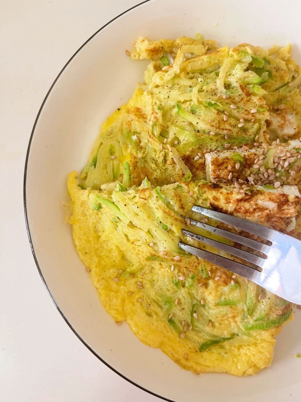 早餐千万别错过…西葫芦鸡蛋饼 西葫芦鸡蛋饼/茭瓜鸡蛋饼/角瓜鸡蛋饼