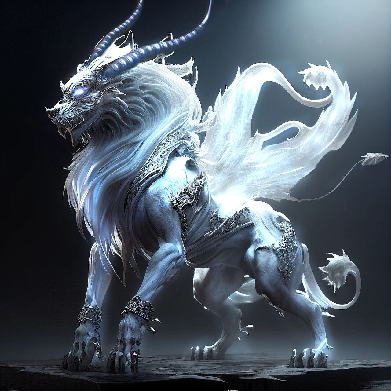 山海9——驺吾 驺吾是古代中国神话传说中的仁兽.