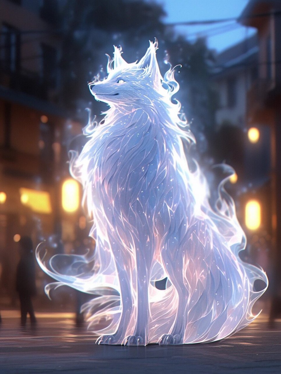 94九尾灵狐在发光78 好看头像壁纸92