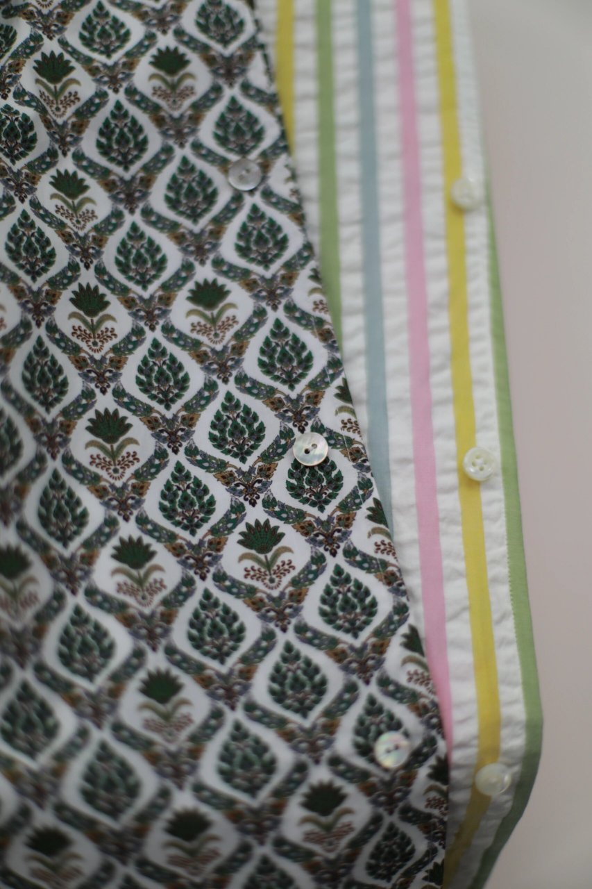 getzner衬衫,随便穿都很帅 这款衬衫面料来自百年欧洲品牌getzner,花